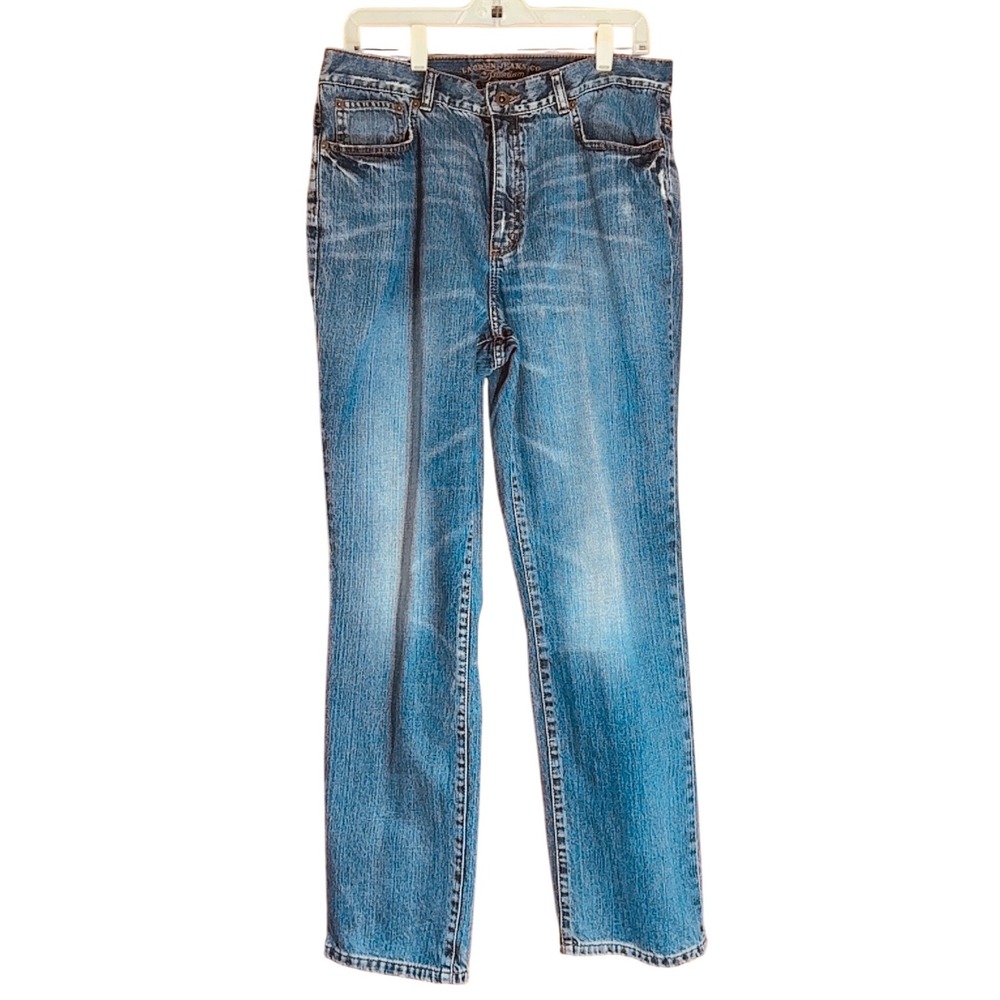 Vintage Lauren Jeans Co Premium Denim Women's Jeans Size 12 Cotton Distressed‎